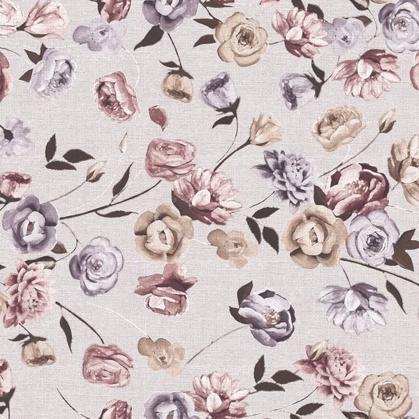 Floral Scatter Pattern — original textile pattern for floral licensing