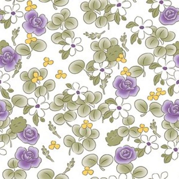 Small Floral Repeat Pattern — original textile pattern for floral licensing