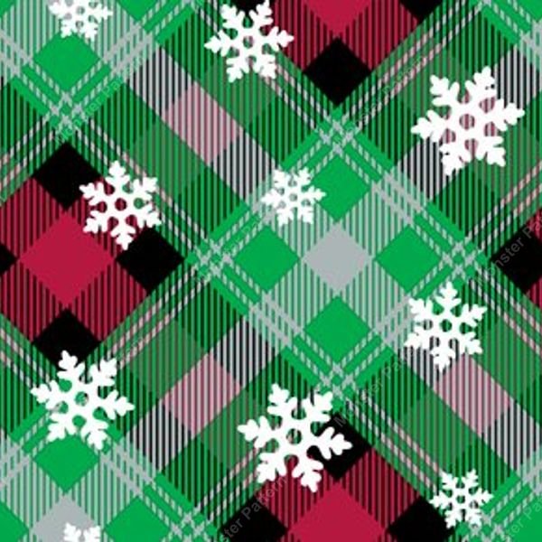 Green Diamond Floral Repeat — original textile pattern for floral licensing