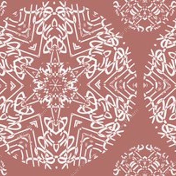 Circular Floral Repeat — original textile pattern for floral licensing