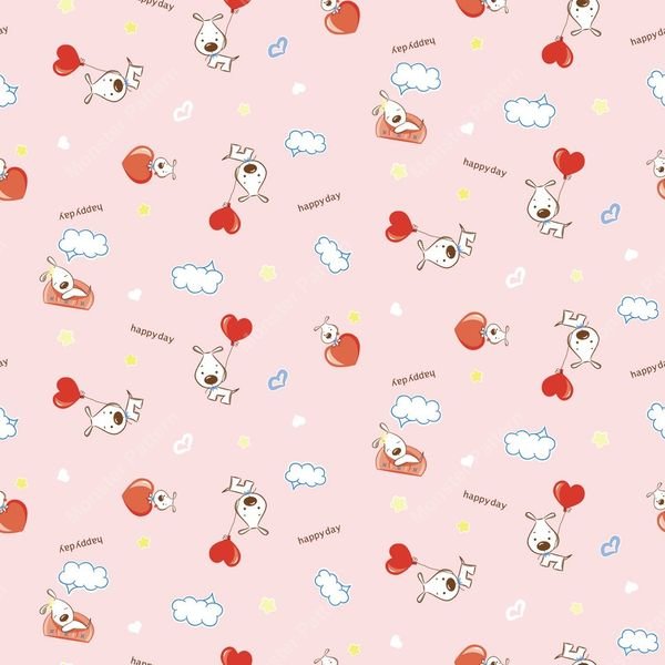 Cute Animal Repeat Pattern — original textile pattern for nursery licensing