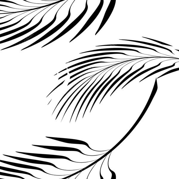 Feather Repeat Pattern — original textile pattern for botanical licensing