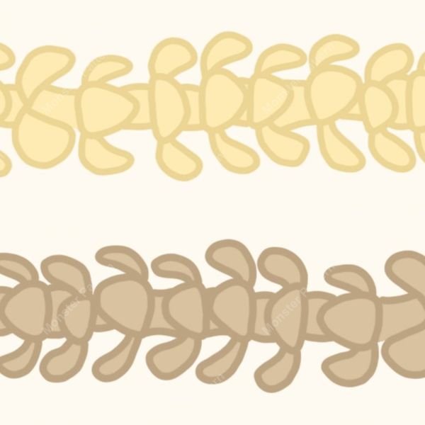 Two-tone floral stripe pattern — original textile pattern for floral licensing