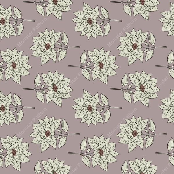 Floral Repeat Pattern — original textile pattern for floral licensing