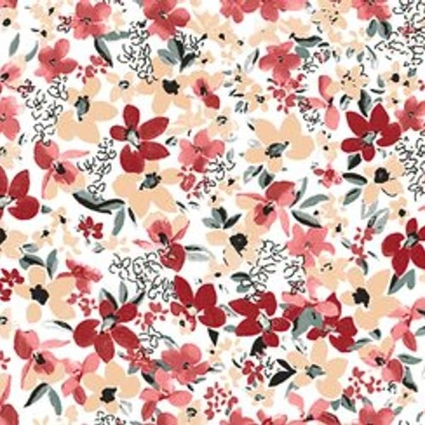 Small Floral Repeat Pattern — original textile pattern for floral licensing