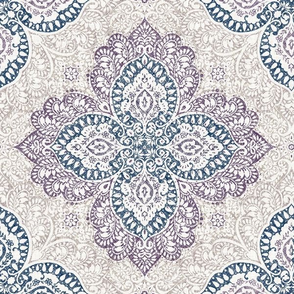Symmetrical Floral Repeat — original textile pattern for floral licensing