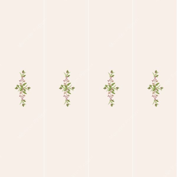 Floral Vertical Stripes — original textile pattern for floral licensing