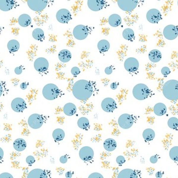 Small Floral Dots Pattern — original textile pattern for floral licensing
