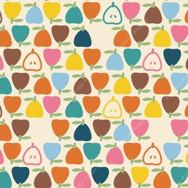 Floral Triangle Pattern — original textile pattern for floral licensing