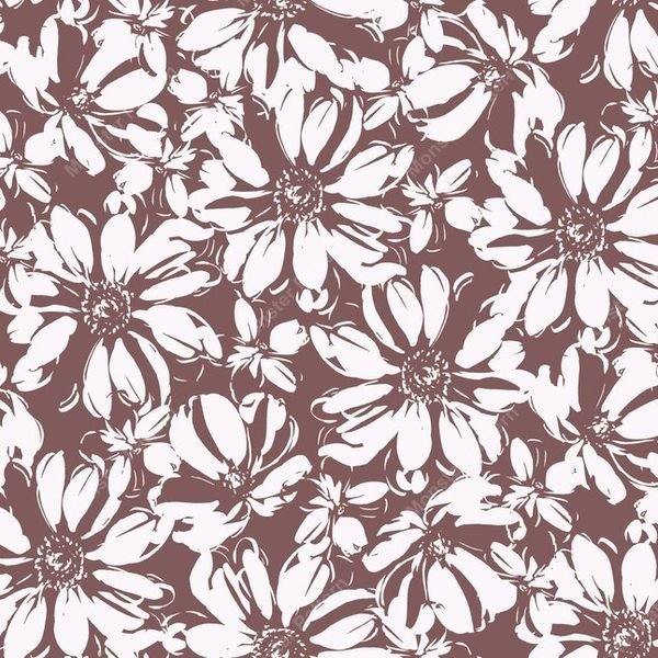 Small Floral Repeat Pattern — original textile pattern for floral licensing