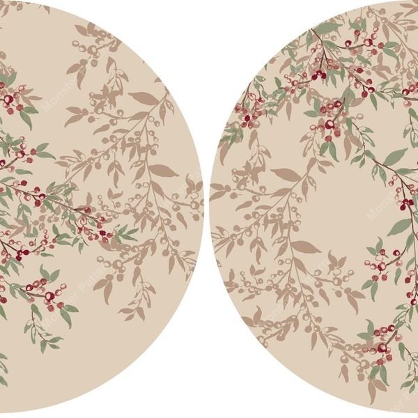Floral Vine Repeat Pattern — original textile pattern for floral licensing