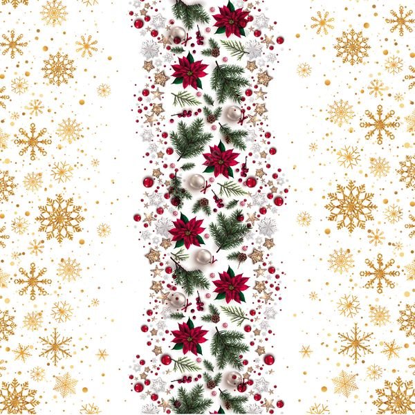 Christmas Vertical Stripe Pattern — original textile pattern for nursery licensing