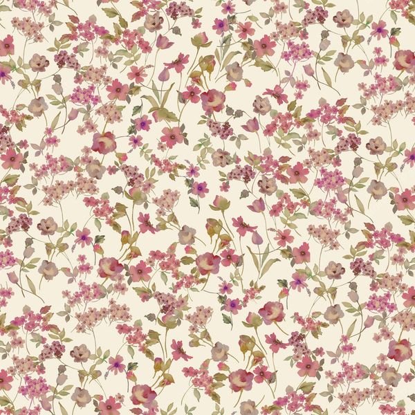 Small Floral Repeat Pattern — original textile pattern for floral licensing