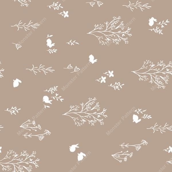 Small Floral Repeat Pattern — original textile pattern for floral licensing