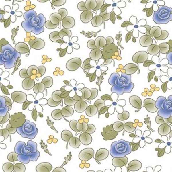 Small Floral Repeat Pattern — original textile pattern for floral licensing