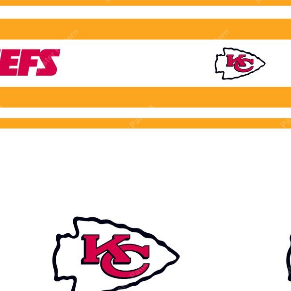 Kansas City Chiefs Repeat — original textile pattern for lifestyle licensing