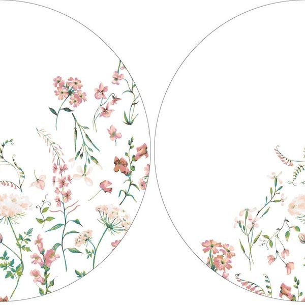 Floral Watercolor Repeat — original textile pattern for floral licensing