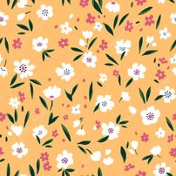 Small Floral Repeat Pattern — original textile pattern for floral licensing