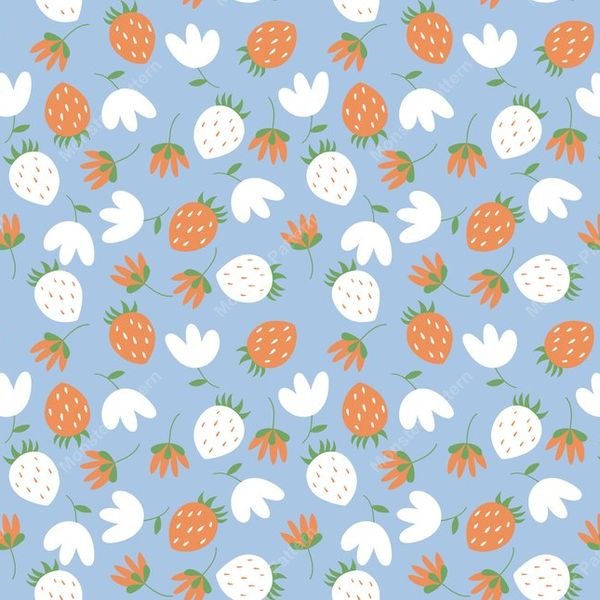 Floral Dots Pattern — original textile pattern for floral licensing