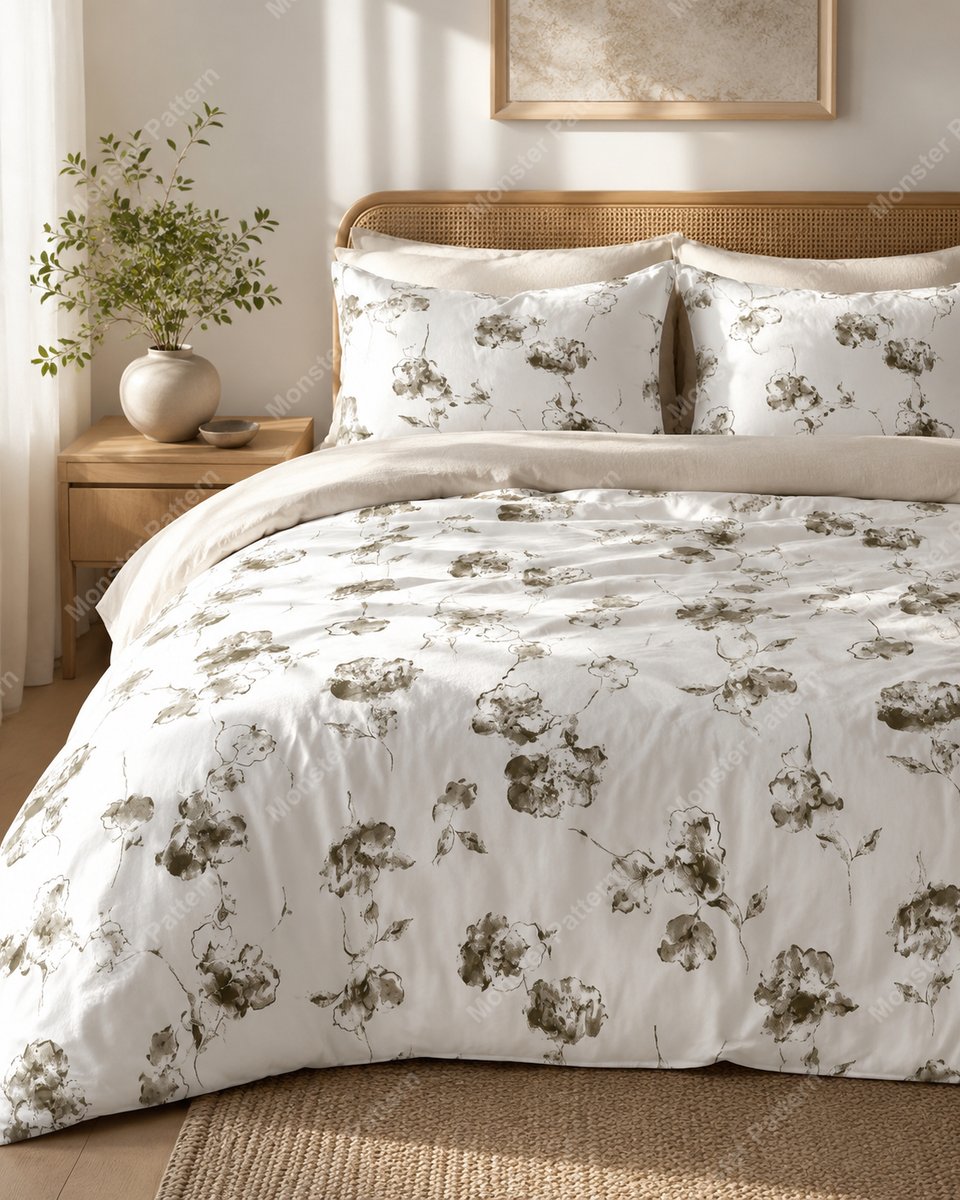 Watercolor Floral Pattern mockup 1