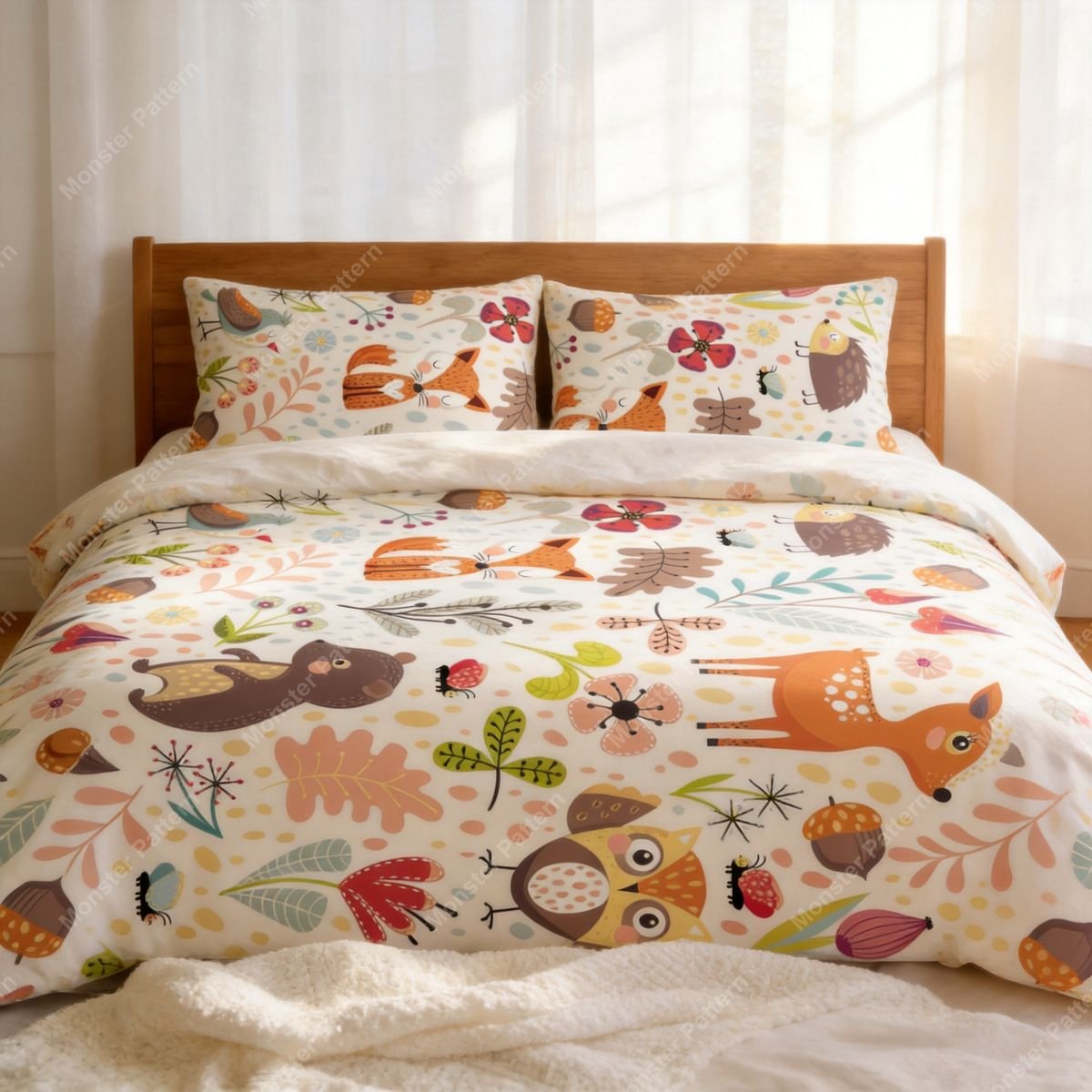 Woodland Animals Pattern mockup 1