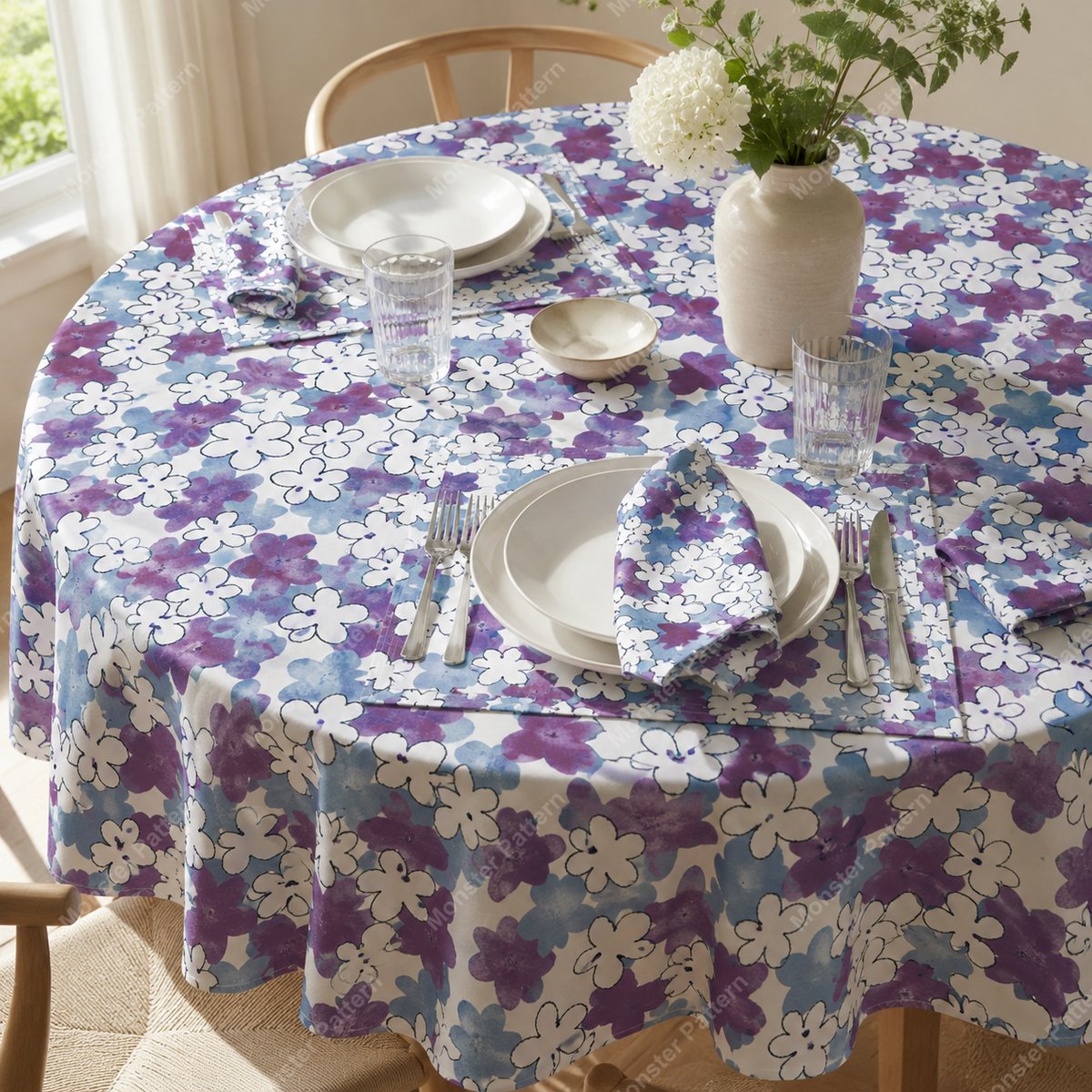 Floral Doodle Pattern mockup 1