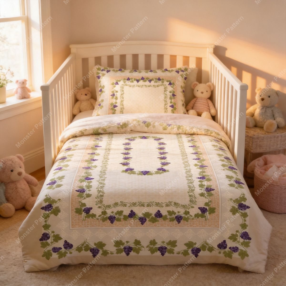 Grapevine Border Pattern mockup 2