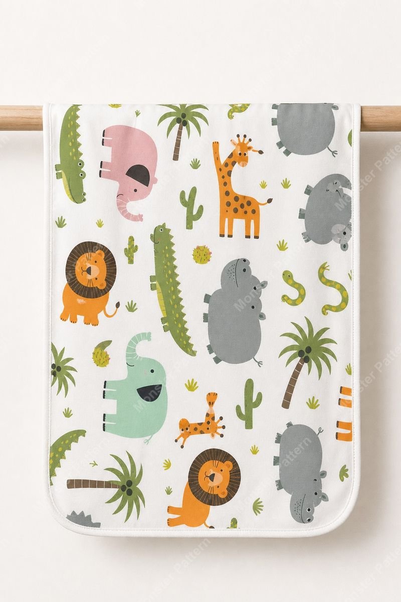 Cartoon Safari Animals mockup 1