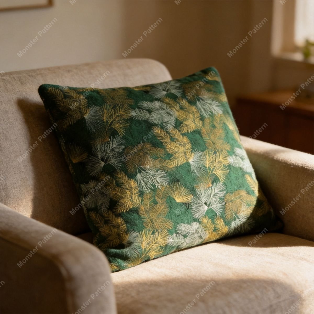 Pine Needle Pattern mockup 12