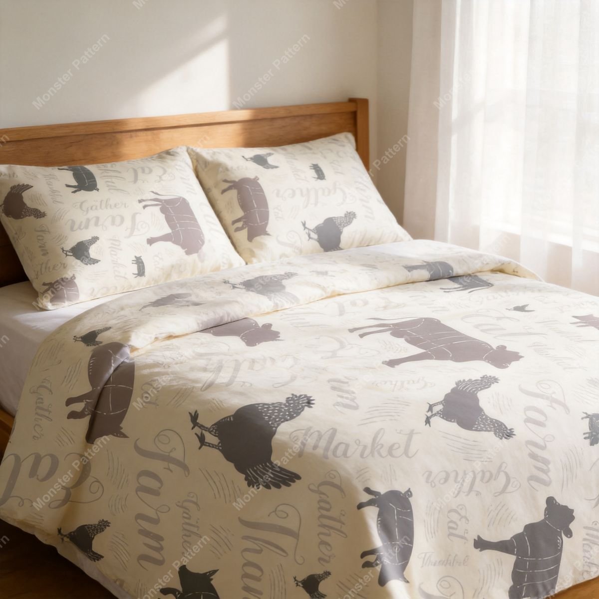 Farm Animal Repeat Pattern mockup 1
