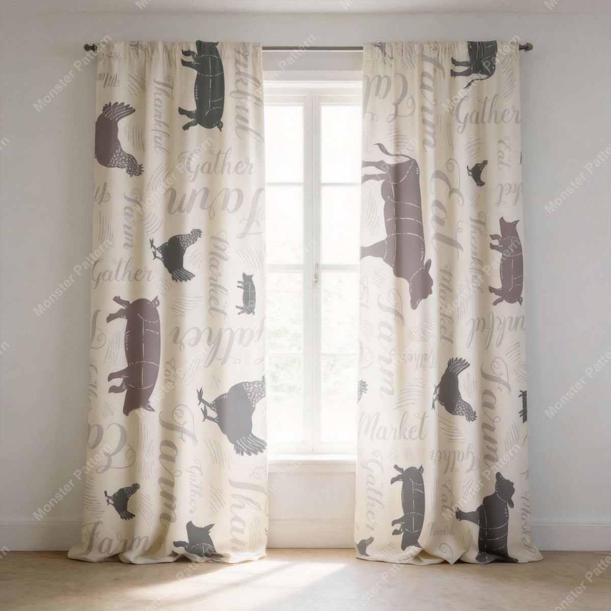 Farm Animal Repeat Pattern mockup 8