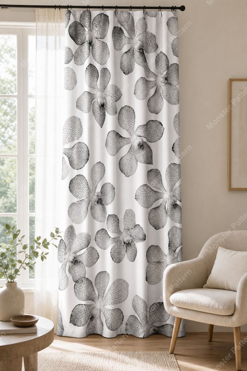 Orchid Floral Repeat mockup 2